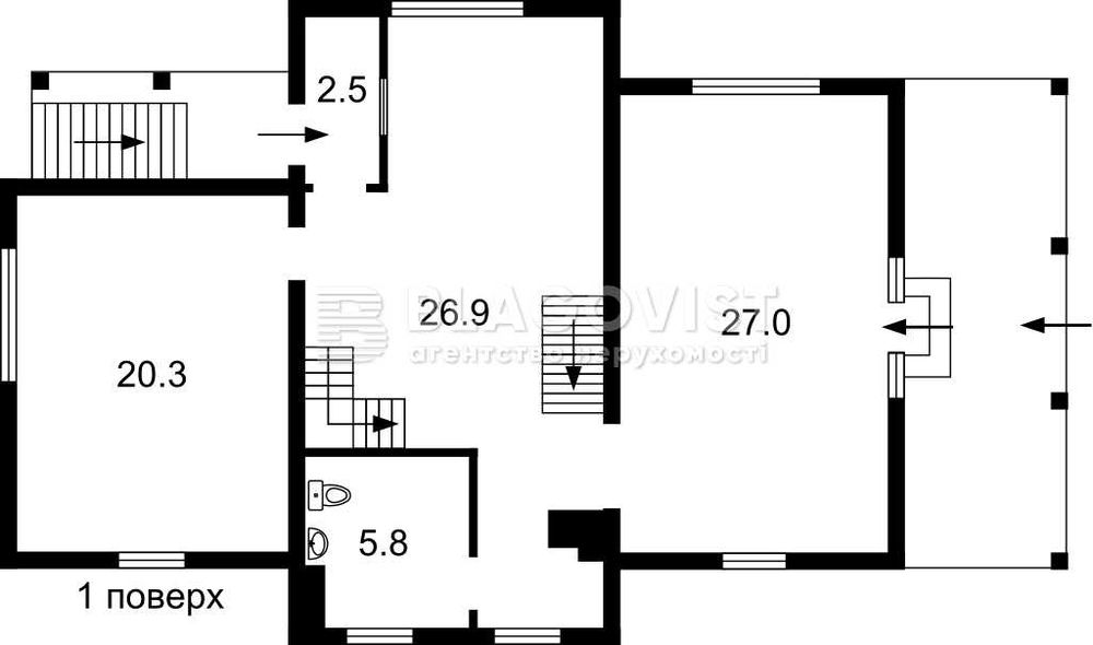 Продаж будинок с.Гатне 220 м. кв. з ремонтом є підвал, м.Київ-5км БЕЗ %