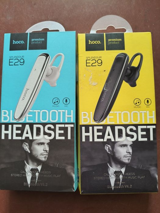 Bluetooth гарнитура HOCO E29 Splendour White