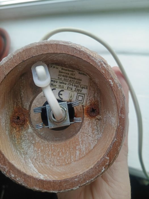 Натуральна соляная лампа