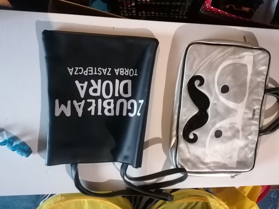 torba zgubiłam DIORA + wąsacz 2 sztuki