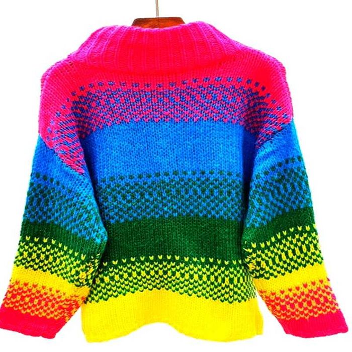 Sweter Kolorowy aplikacja Uni 40/42/44/46