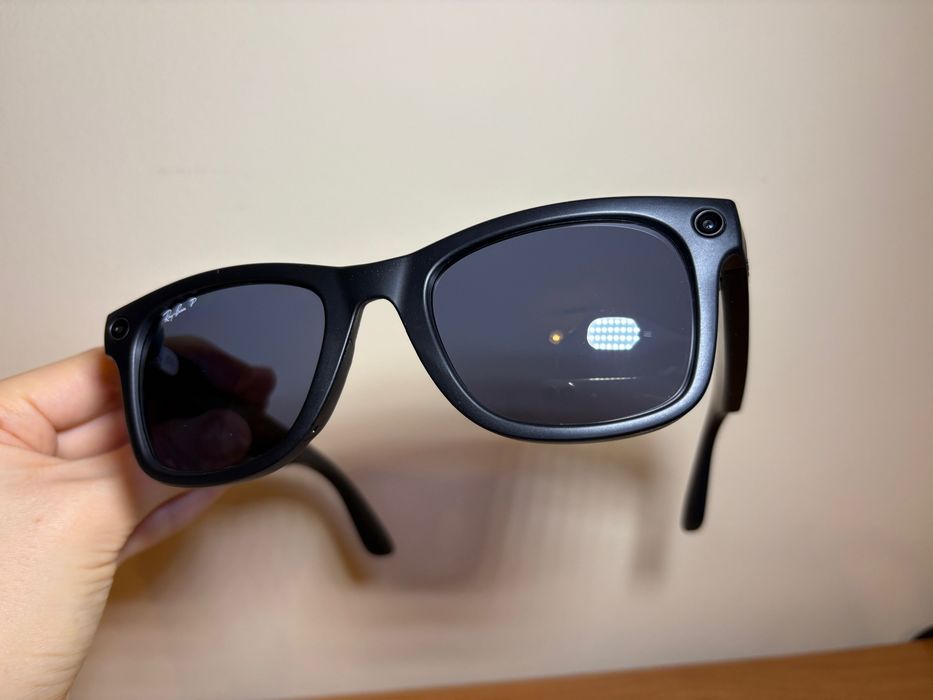 Gen 1 Smart okulary Ray-Ban Meta Wayfarer granatowe