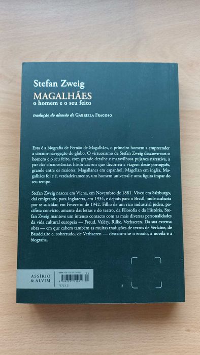 Livro "Magalhães: O Homem e o Seu Feito" de Stefan Zweig