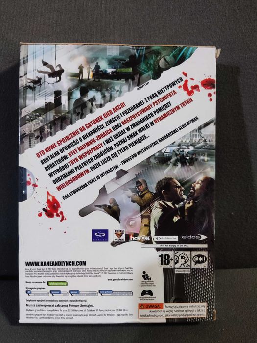 Gra PC retro, Kane & Lynch : Dead Men, stan idealny,wersja PL