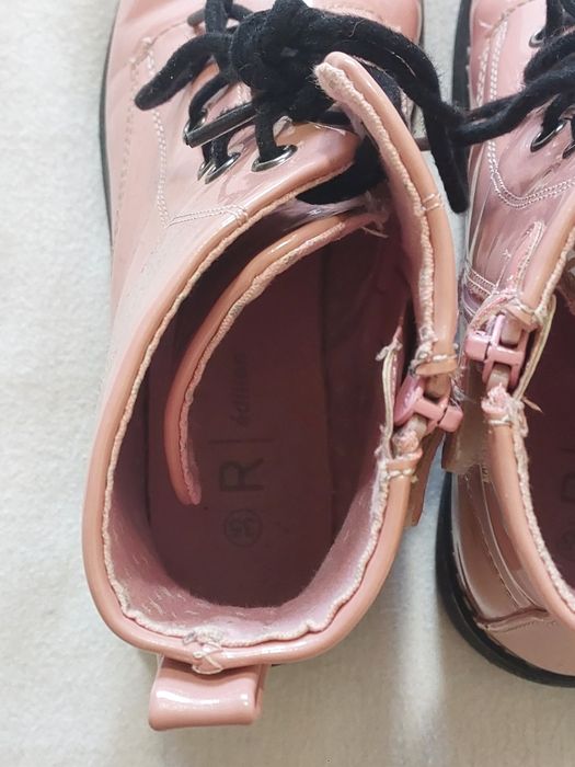 Botas Rosa Tornozelo, T35