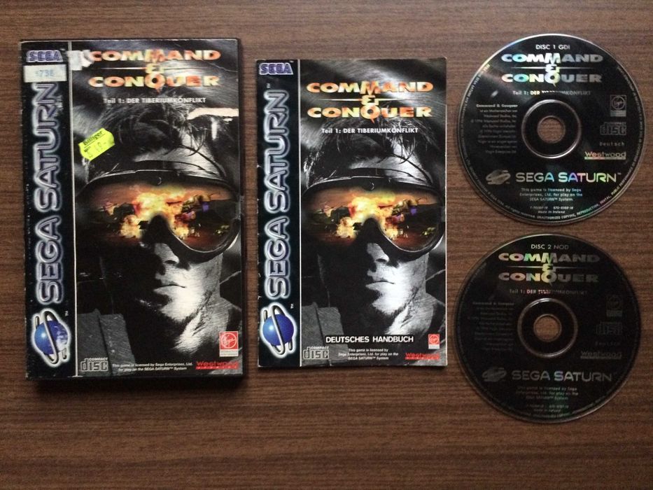 Игра на Sega Saturn "Command & Conquer" (PAL)