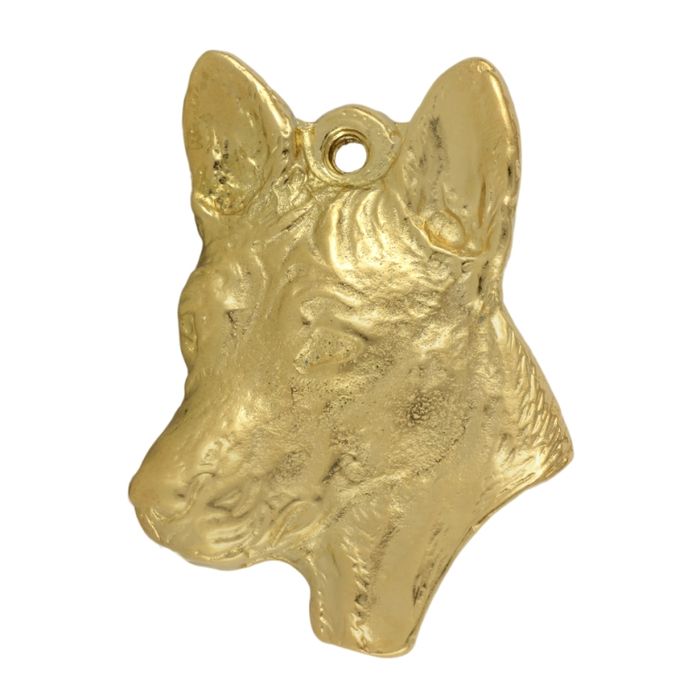 Basenji naszyjnik pozłocony w pudełku Art-Dog