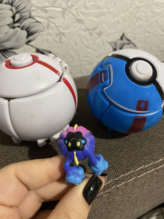 Покемони набір 2 кульки та хмаринка