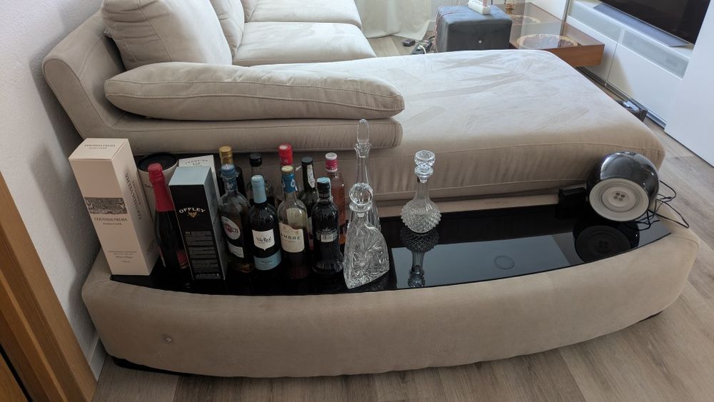 Sofá com chaiselongue