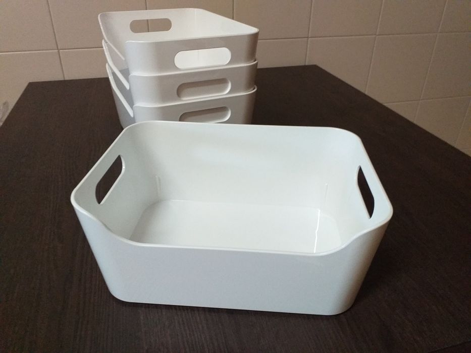 SEM USO Caixas Variera IKEA 24x17x10 alt,PREÇO UNIDADE,em mão,veja zonas