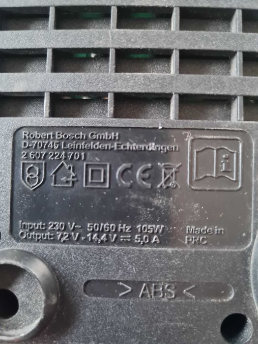 Зарядне до шуруповерта Bosch, 7 - 14 В