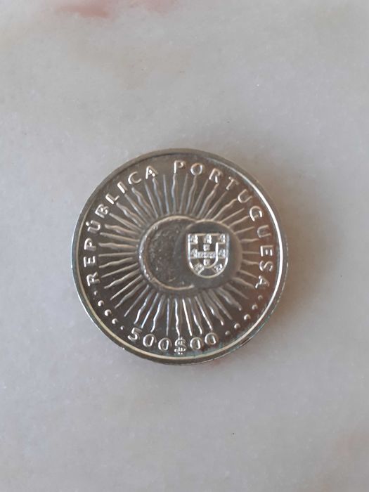Moeda Prata Comemorativa 3° Cent. Morte Padre António Vieira 500 Esc., 1997