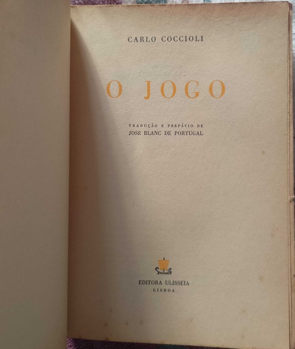 O jogo, Carlo Coccioli