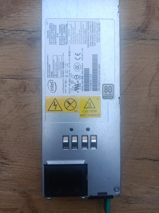 Zasilacz serwerowy 750W INTEL