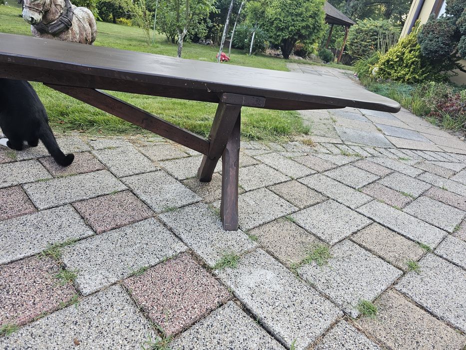 Ławka ogrodowa drewniana 3,3m