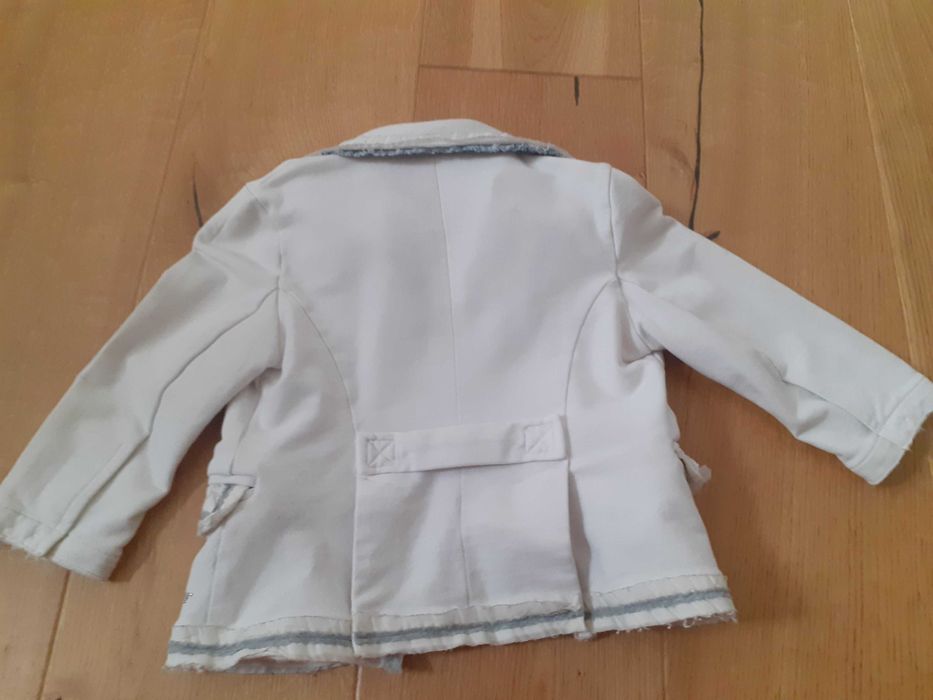 Zakiet dla dziewczynki biały rozmiar 104