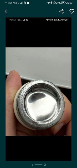 Srebrny żel paint nowy