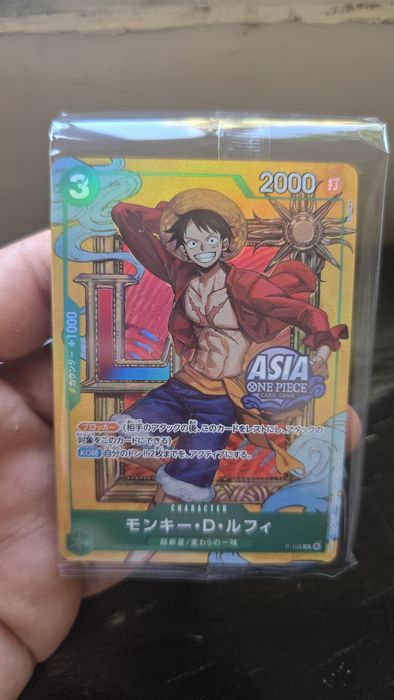 One piece tcg Luffy P-108 Asian