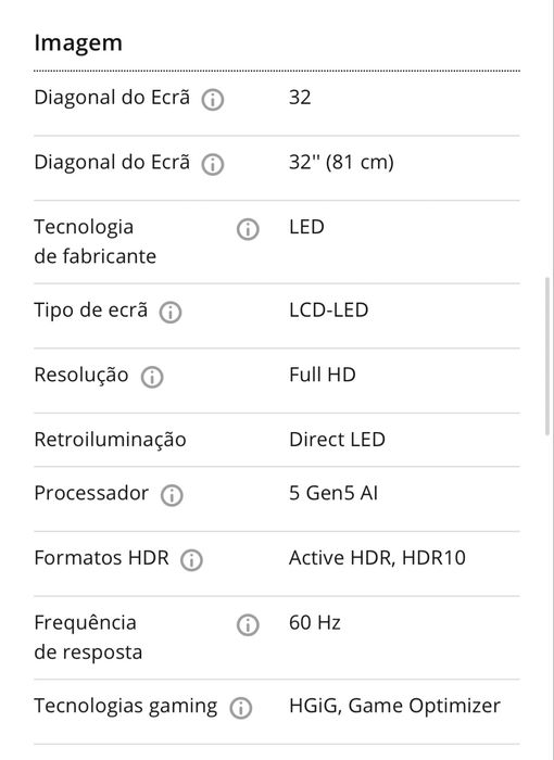 TV LG 32LQ63806LC (LED - 32'' - 81 cm - Full HD - Smart TV)