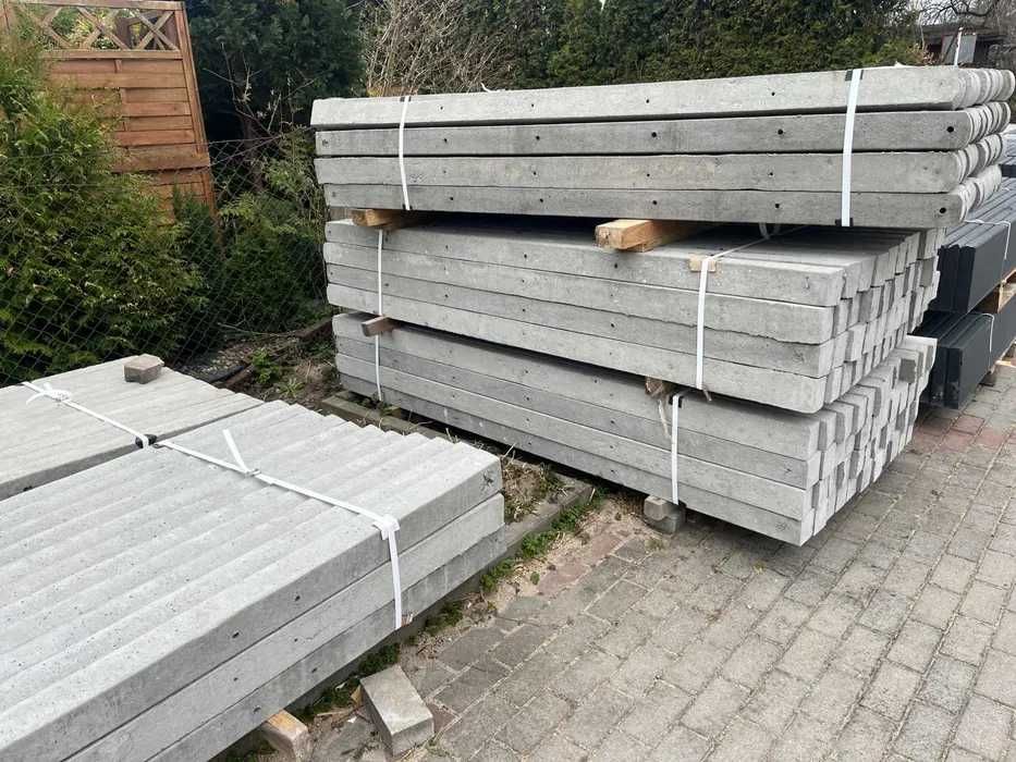 Słup betonowy do siatki leśnej wys. 220cm - powiat Wejherowski