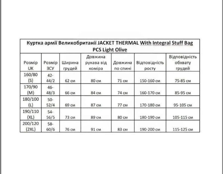 Куртка Британської армії.Lewel 7.р L,XL