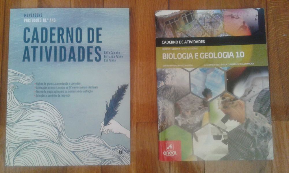 Livros escolares / Livros de exames / Cadernos de atividades 8º-10º