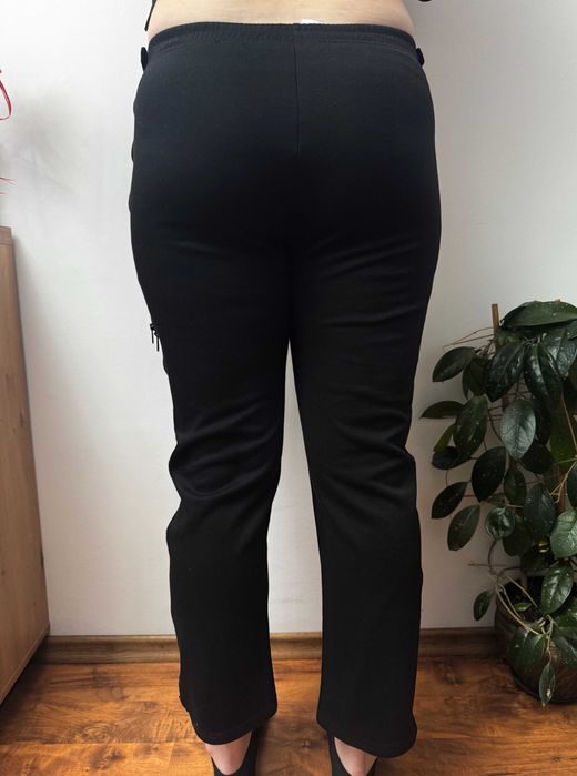 Spodnie dresowe rozpinane zamkami bawełniane dresy LPC L XL 40 42