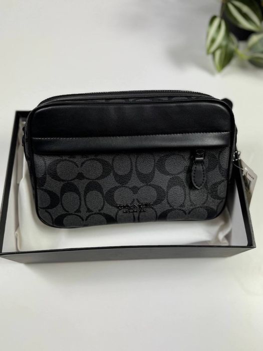 Сумка Coach , месенджер коуч , сумка через плече коач