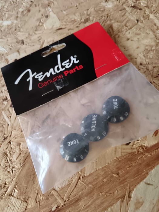 Fender Volume & Tone Knobs Set Black