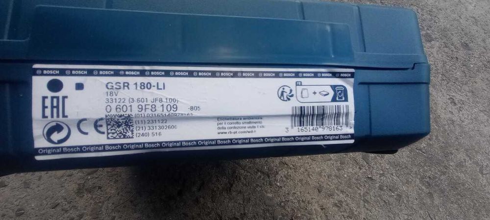Nowa Wiertarko wkrętarka Bosch Professional GSR 180LI 2 x AKU Gwarancja