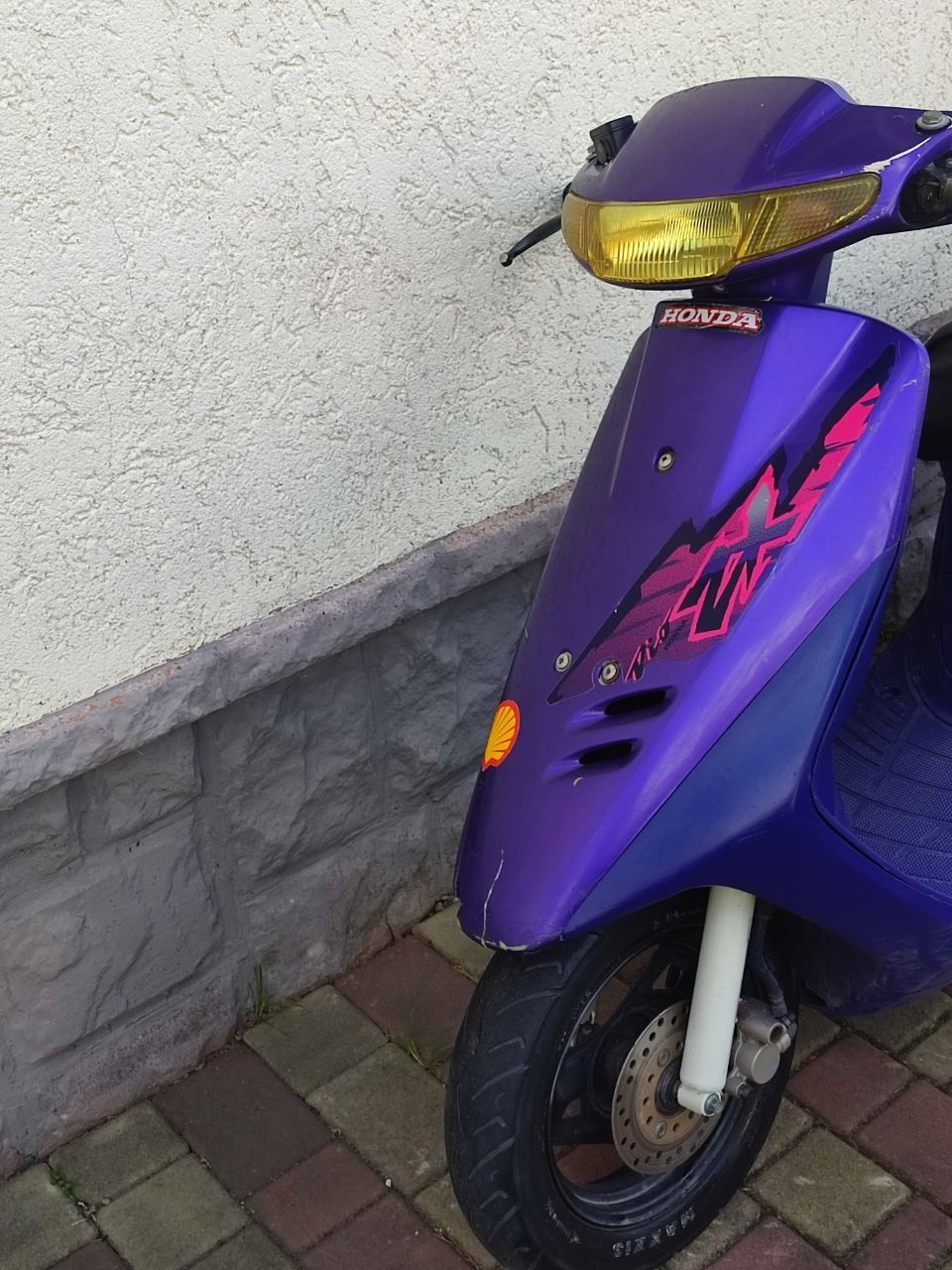 Honda Dio 28zx сине фиолетовый