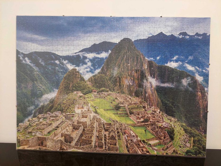 Quadro puzzle com moldura 70x50cm