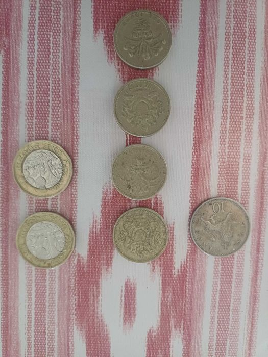 Moedas rainha Elizabeth 2 de colecao com erros