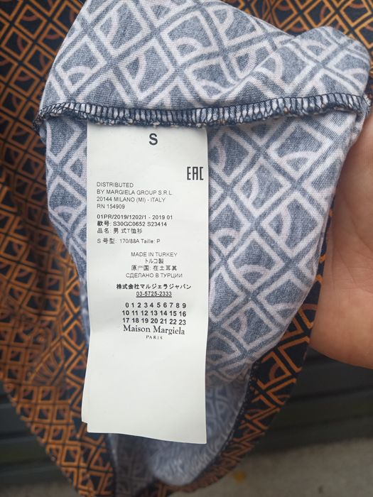 Maison Margiela monogram SS19 koszulka t-shirt męska