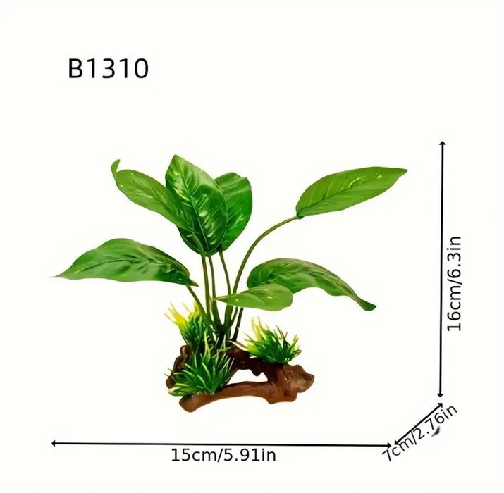 Plantas artificiais para Aquários e Terrários