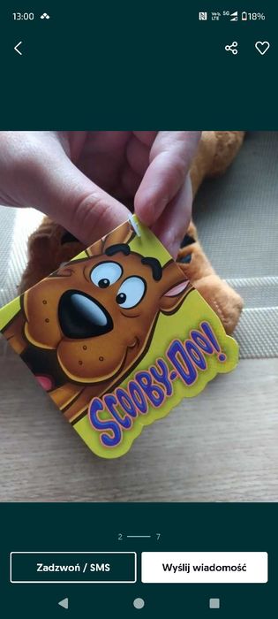HIT! Maskotka Scooby Doo NOWA Z METKĄ