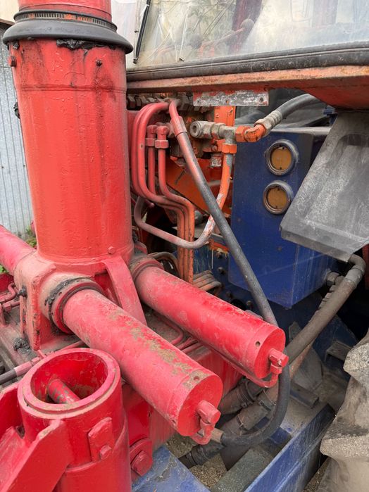 Ciągnik leśny SAME Centurion 75 + żuraw Atlas z chwytakiem do drewna