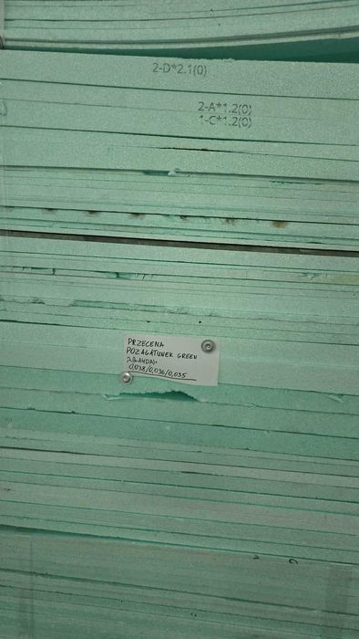 Styropian zielony AQUA - POPRODUKCYJNY