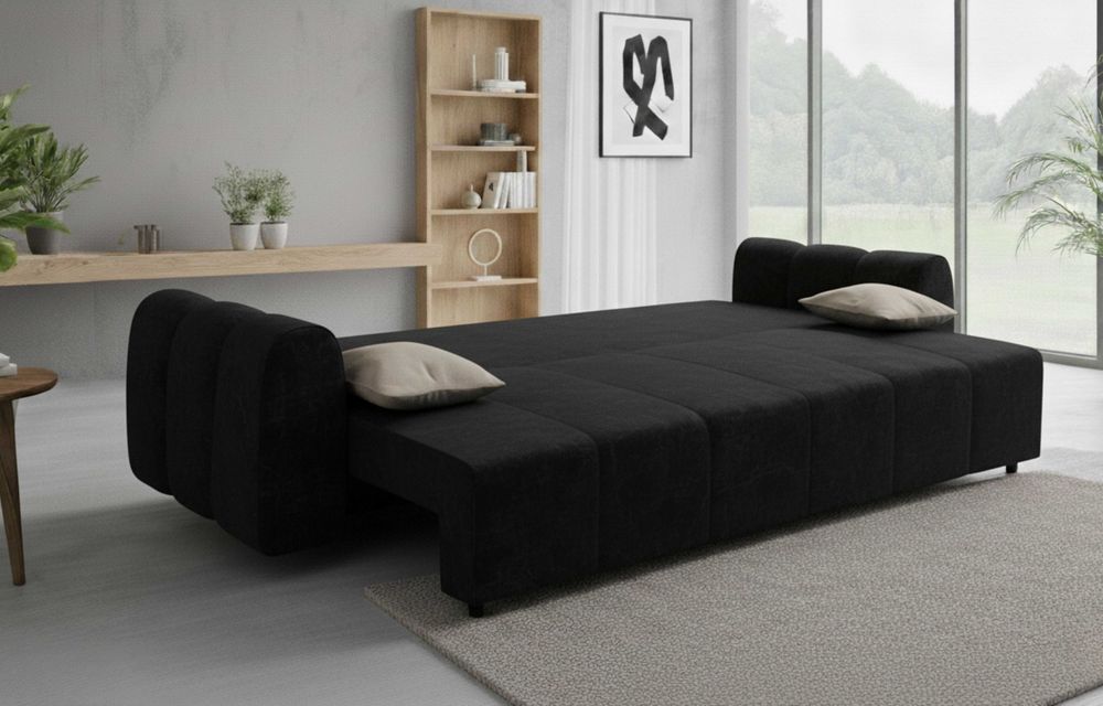 Kanapa,sofa CHILL-Funkcja Spania 145/200cm,Pojemnik! Transport Gratis!