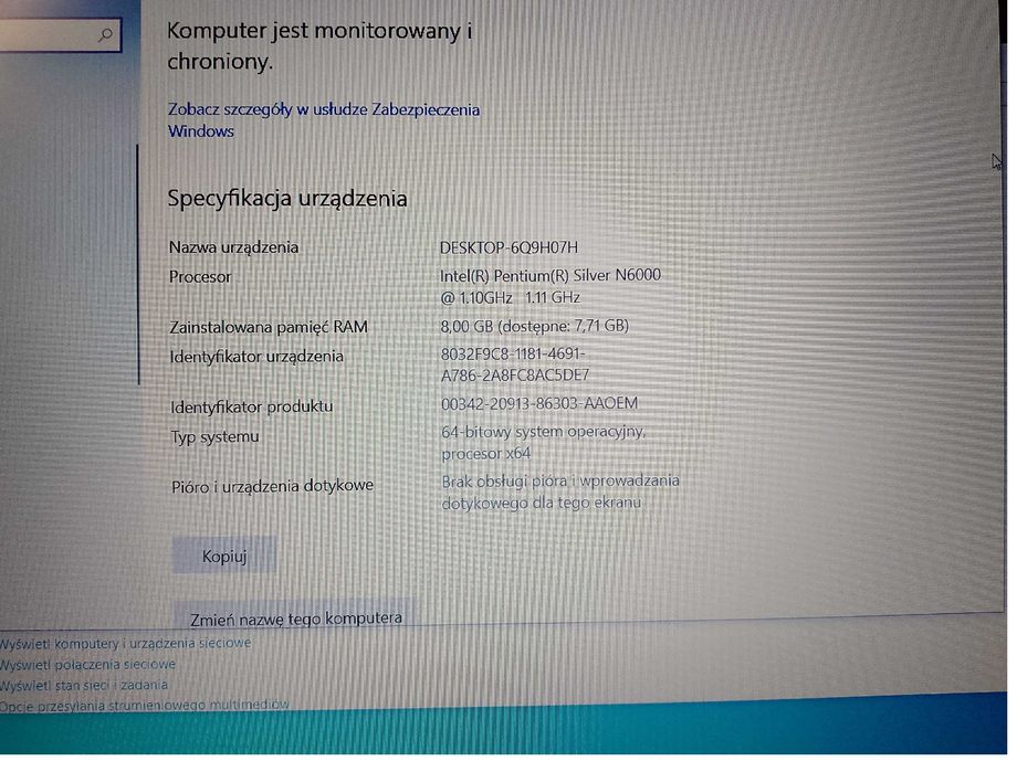 HP 15s-fq3214ng, Pentium Silver N6000, 8GB RAM, 256GB SSD, DE klawiatu