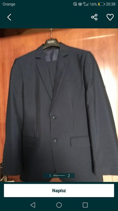 Nowy garnitur męski 182/96 /84