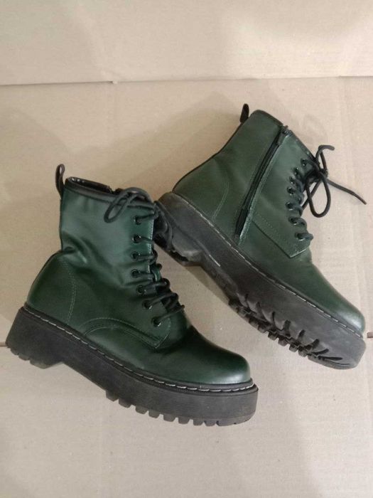 Ботинки женские кожаные Jenny Fairy 38р. зеленые