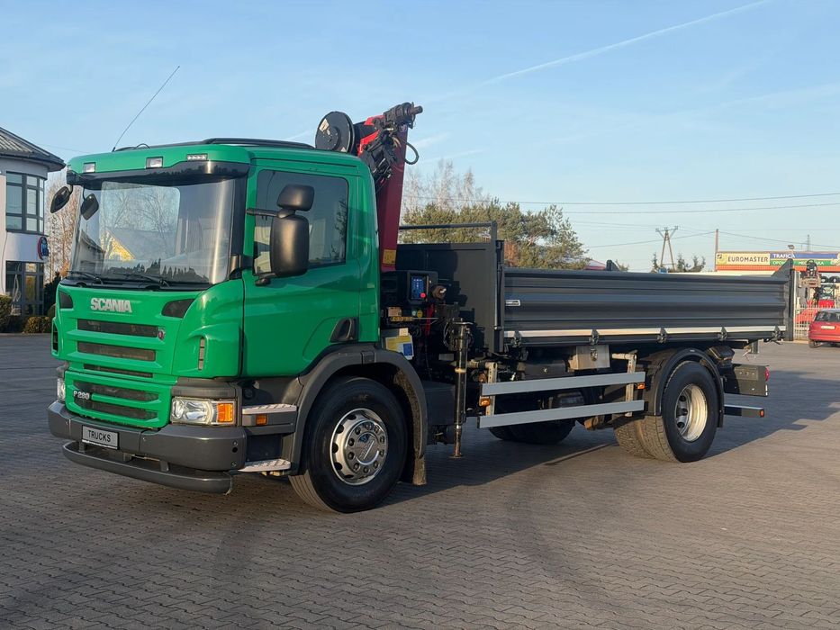 Scania P 280  WYWROTKA-3 STRONNA  HDS !!!