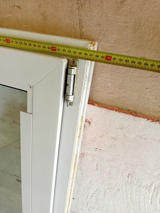 Okno plastikowe plus rolety 1465x1400