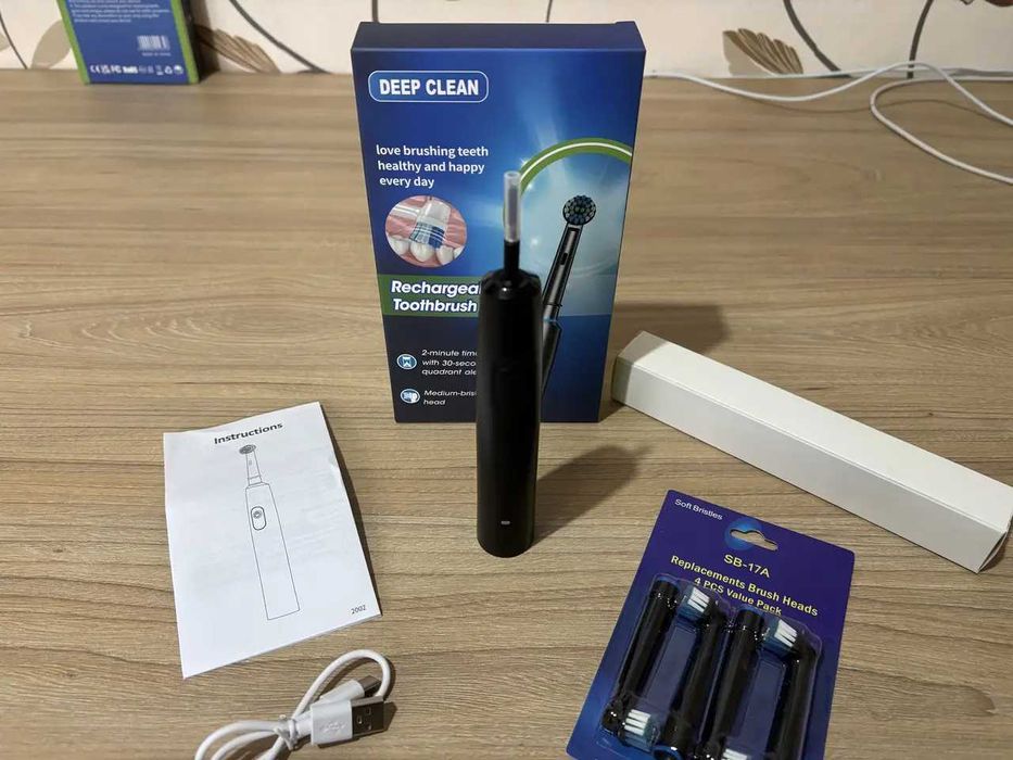 Електрична зубна щітка Deep Clean электрическая зубная щетка