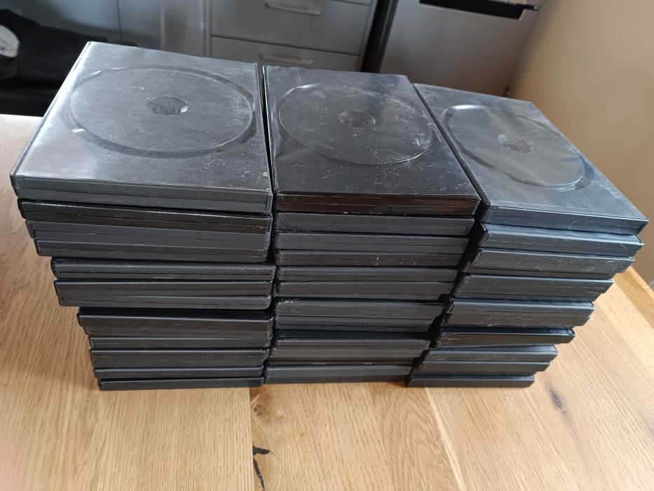 Pudełka czarne 1 x DVD - Standard - 14mm 50 sztuk