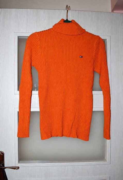 Pomarańczowy golf Tommy Hilfiger