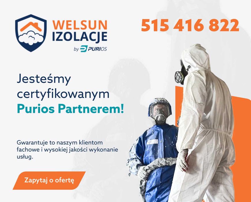 Ocieplenie Piana PUR Jarosław • Termowizja Gratis • Termin 3–7 dni