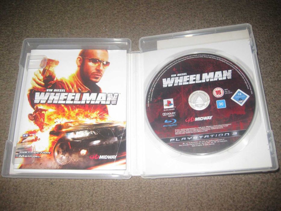 Jogo "Vin Diesel Wheelman" para PS3/Completo!