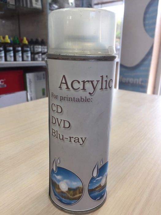 Лак акриловый для CD, DVD, Blu-Ray и ПВХ карт